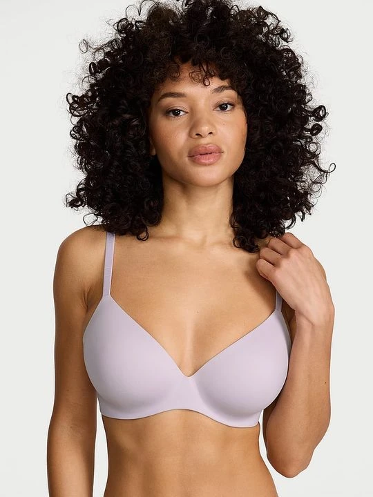 Zdjęcie produktu Body by Victoria Biustonosz lekko usztywniany FlexFactor Demi Victoria's Secret Fioletowy