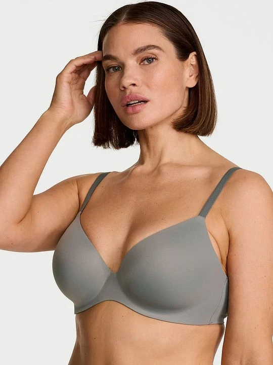 Zdjęcie produktu Body by Victoria Biustonosz lekko usztywniany FlexFactor Demi Victoria's Secret Szary