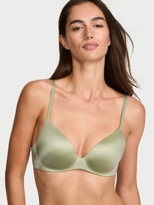 Zdjęcie produktu Body by Victoria Biustonosz lekko usztywniany FlexFactor Demi Victoria's Secret Zielony