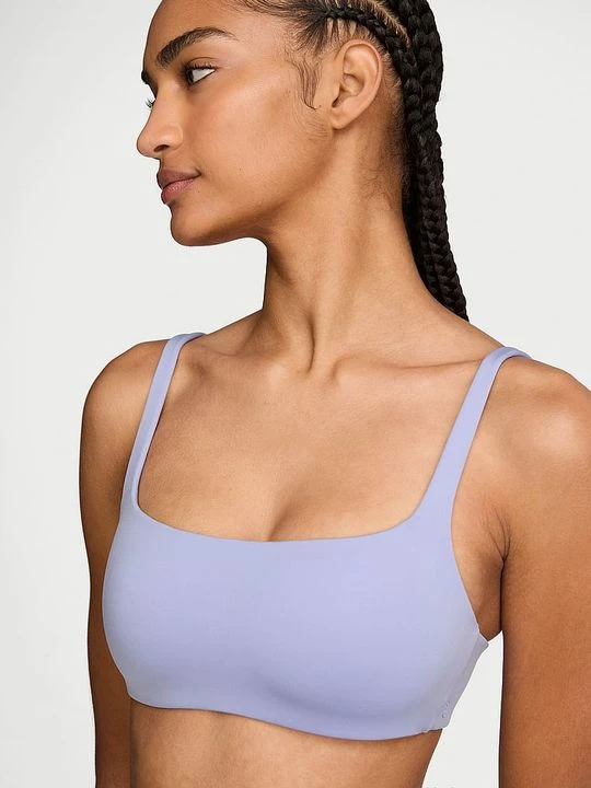 Zdjęcie produktu Body by Victoria Biustonosz lekko usztywniany Luxe Contour Scoop Victoria's Secret Fioletowy