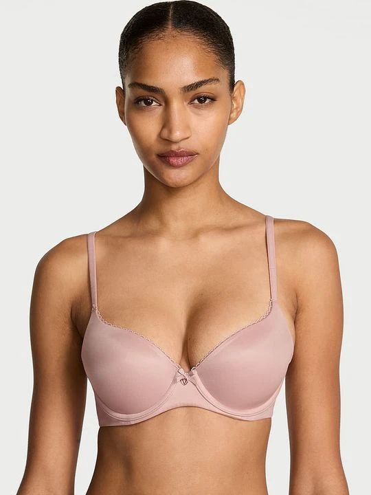 Zdjęcie produktu Body by Victoria Biustonosz lekko usztywniany Smooth Demi Victoria's Secret Beżowy