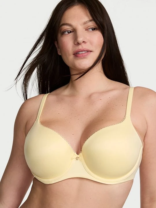 Zdjęcie produktu Body by Victoria Biustonosz lekko usztywniany Smooth Demi Victoria's Secret Żółty