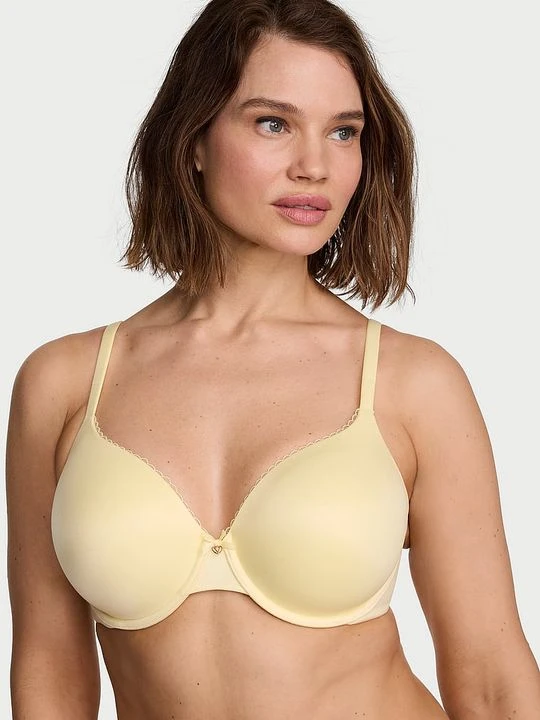 Zdjęcie produktu Body by Victoria Biustonosz lekko usztywniany z mocno zabudowanymi miseczkami Victoria's Secret Żółty