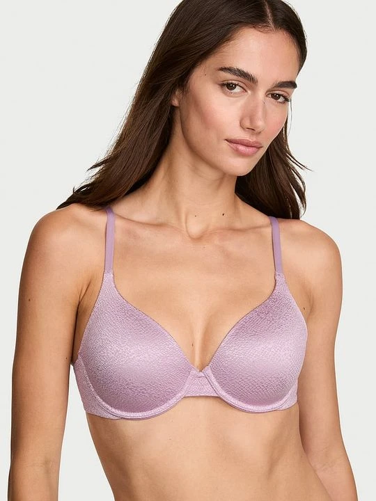 Zdjęcie produktu Body by Victoria Biustonosz lekko usztywniany z mocno zabudowanymi miseczkami Victoria's Secret Różowy