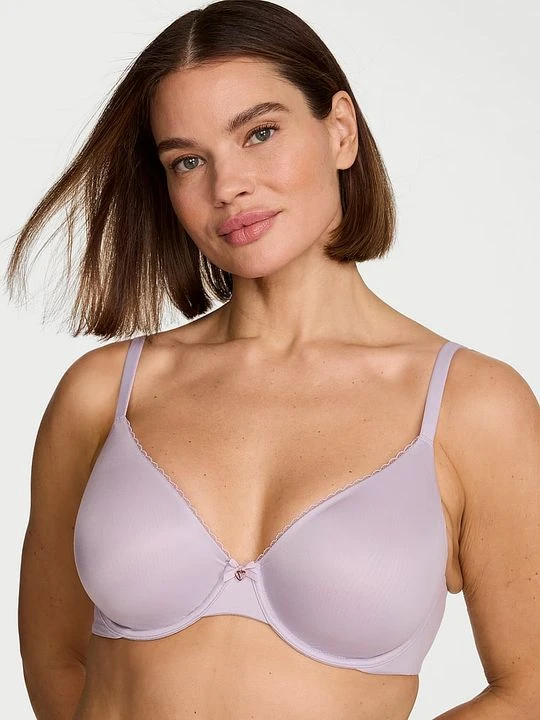Zdjęcie produktu Body by Victoria Biustonosz nieusztywniany Invisible Lift Smooth Demi Victoria's Secret Fioletowy