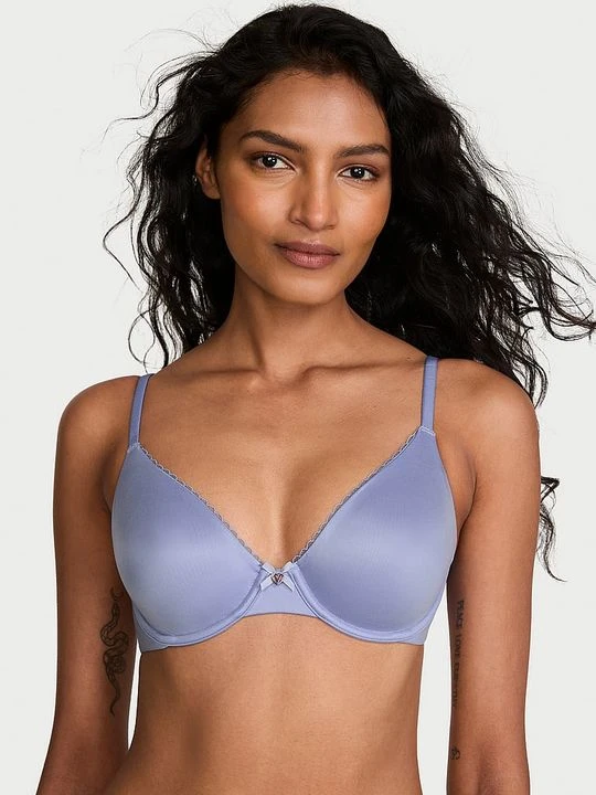 Zdjęcie produktu Body by Victoria Biustonosz nieusztywniany Invisible Lift Smooth Demi Victoria's Secret Niebieski
