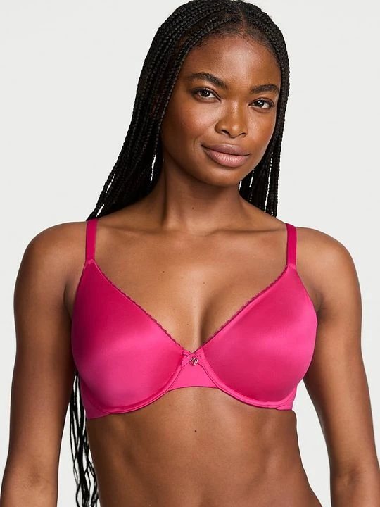 Zdjęcie produktu Body by Victoria Biustonosz nieusztywniany Invisible Lift Smooth Demi Victoria's Secret Różowy