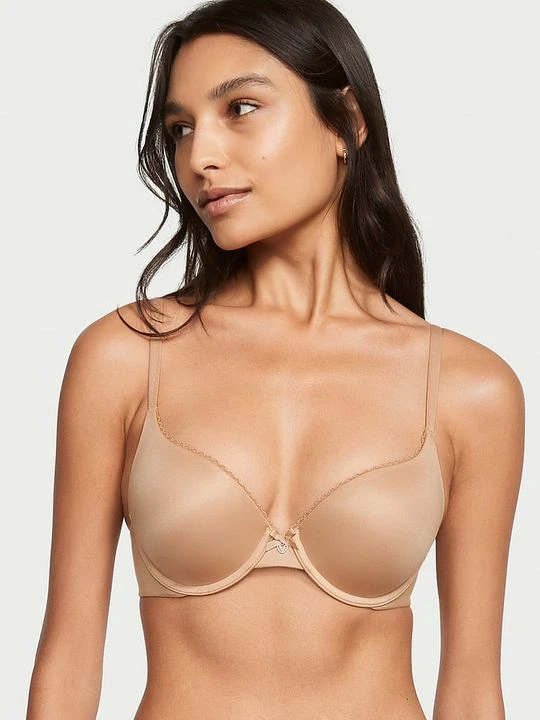 Zdjęcie produktu Body by Victoria Biustonosz push-up Perfect Shape Smooth Victoria's Secret Beżowy