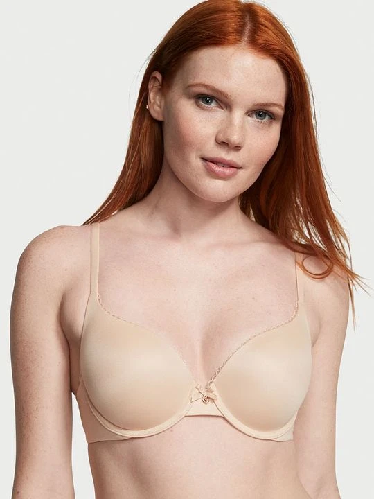 Zdjęcie produktu Body by Victoria Biustonosz push-up Perfect Shape Smooth Victoria's Secret Beżowy