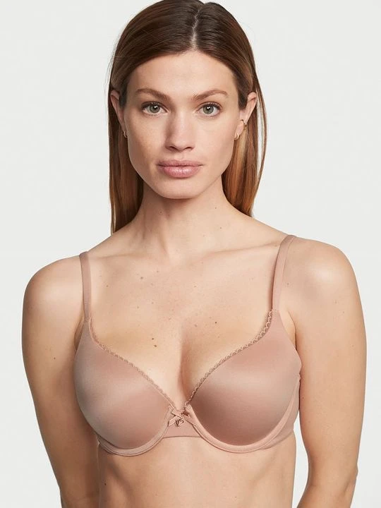 Zdjęcie produktu Body by Victoria Biustonosz push-up Perfect Shape Smooth Victoria's Secret Beżowy