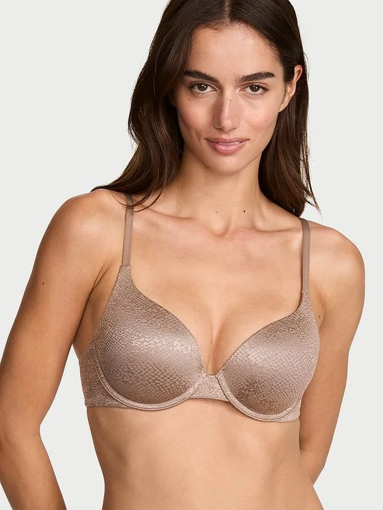 Zdjęcie produktu Body by Victoria Biustonosz push-up Perfect Shape Victoria's Secret Brązowy