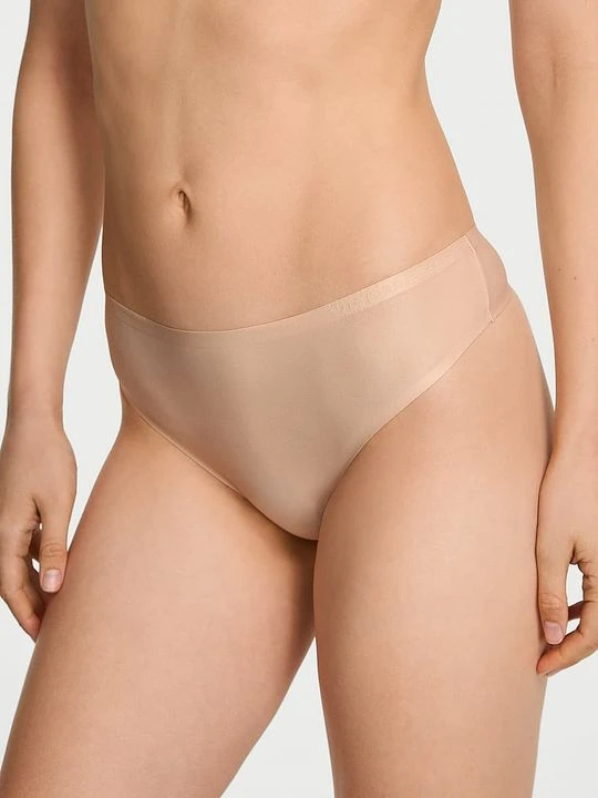 Zdjęcie produktu Body by Victoria Stringi z mikrofibry Flex Victoria's Secret Beżowy