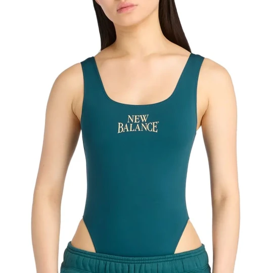 Zdjęcie produktu Body damskie New Balance WS61T61OAAV - zielone