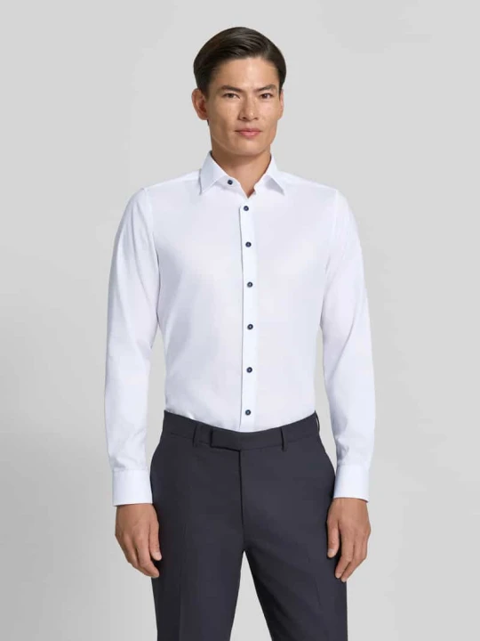 Zdjęcie produktu Body Koszula biznesowa o kroju slim fit z mieszanki bawełny OLYMP Level 5 Biały