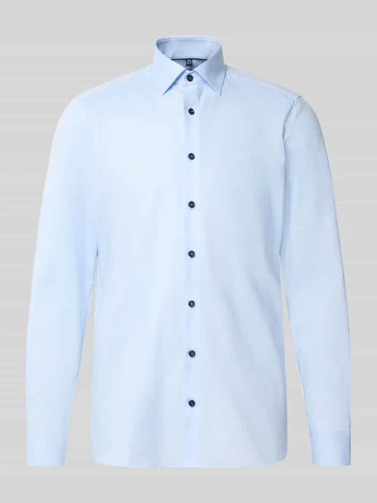 Zdjęcie produktu Body Koszula biznesowa o kroju slim fit z mieszanki bawełny OLYMP Level 5 Błękitny