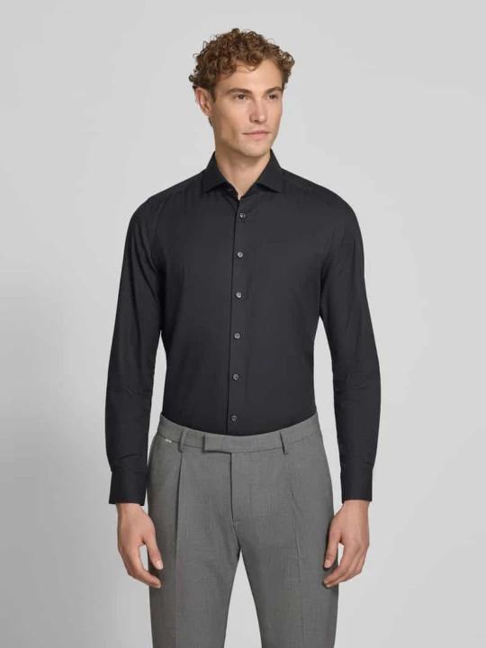 Zdjęcie produktu Body Koszula biznesowa o kroju slim fit z mieszanki bawełny OLYMP Level 5 Czarny