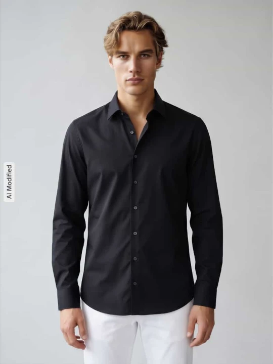 Zdjęcie produktu Body Koszula biznesowa o kroju slim fit z mieszanki bawełny OLYMP Level 5 Czarny