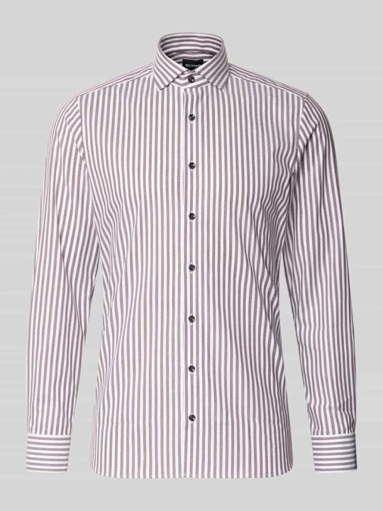 Zdjęcie produktu Body Koszula biznesowa o kroju slim fit z mieszanki bawełny OLYMP Level 5 Czerwony