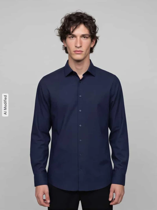 Zdjęcie produktu Body Koszula biznesowa o kroju slim fit z mieszanki bawełny OLYMP Level 5 Granatowy