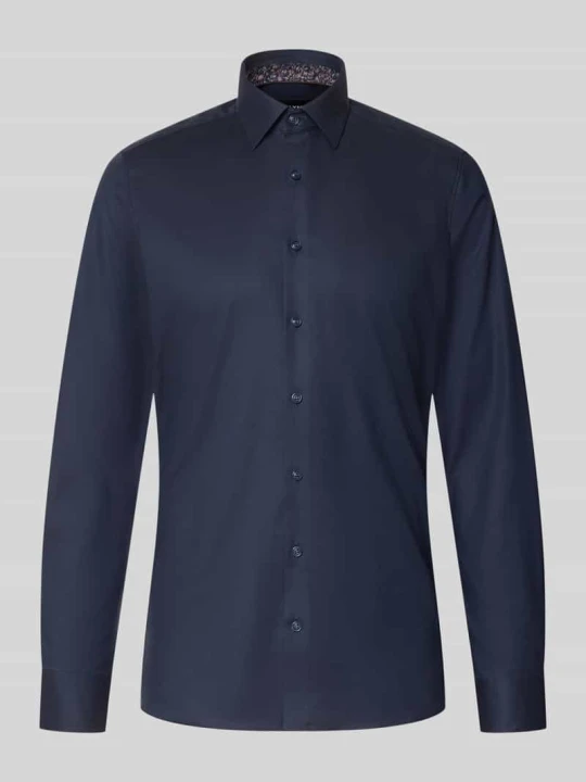 Zdjęcie produktu Body Koszula biznesowa o kroju slim fit z mieszanki bawełny OLYMP Level 5 Granatowy