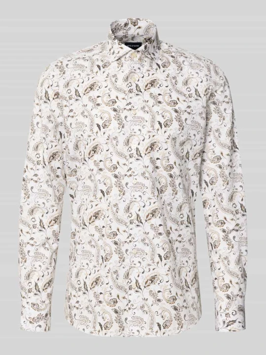 Zdjęcie produktu Body Koszula biznesowa o kroju slim fit z mieszanki bawełny OLYMP Level 5 Średniobrązowy