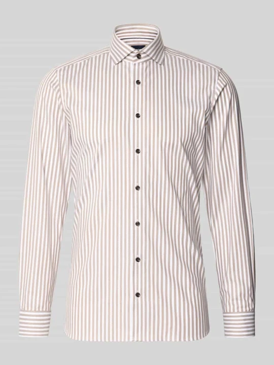 Zdjęcie produktu Body Koszula biznesowa o kroju slim fit z mieszanki bawełny OLYMP Level 5 Średniobrązowy