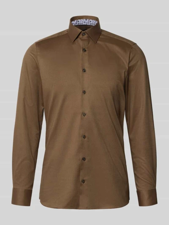 Zdjęcie produktu Body Koszula biznesowa o kroju slim fit z mieszanki bawełny OLYMP Level 5 Średniobrązowy