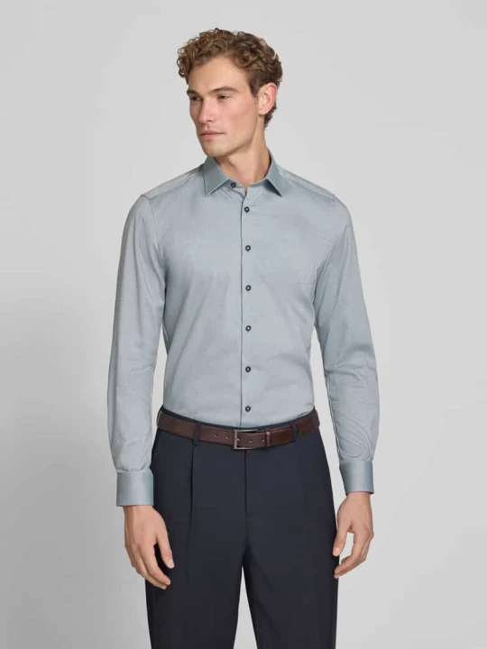 Zdjęcie produktu Body Koszula biznesowa o kroju slim fit z mieszanki bawełny OLYMP Level 5 Zielony