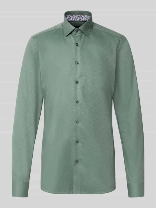 Zdjęcie produktu Body krój slim fit koszula biznesowa z bardzo długim rękawem OLYMP Level 5 Zielony