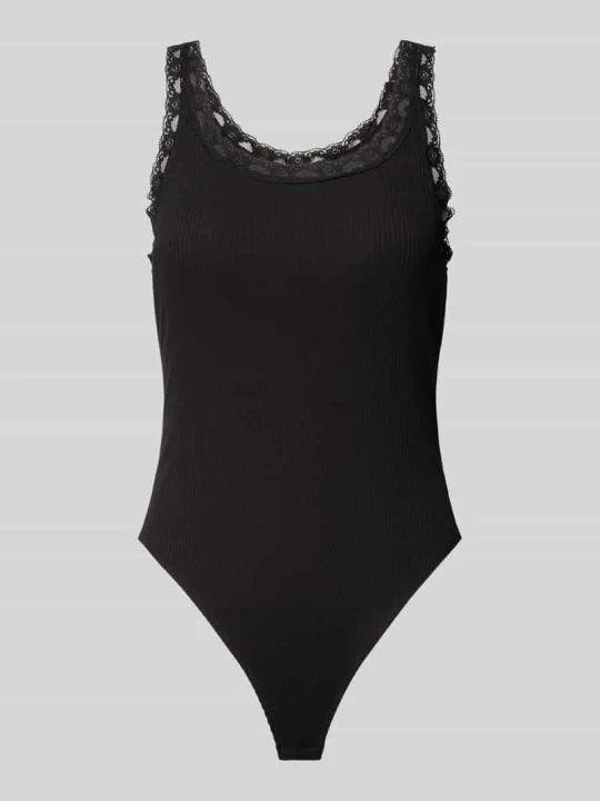 Zdjęcie produktu Body o kroju slim fit z mieszanka bawełny model 'VINI' Only Czarny