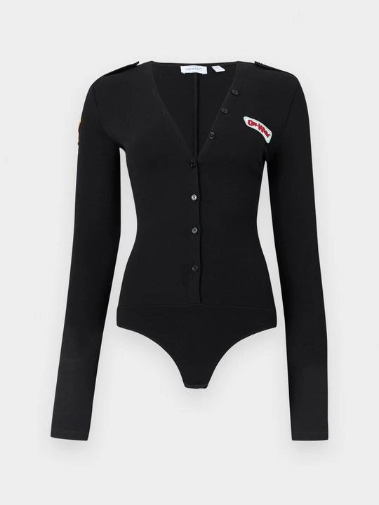 Zdjęcie produktu Body Off White czarny