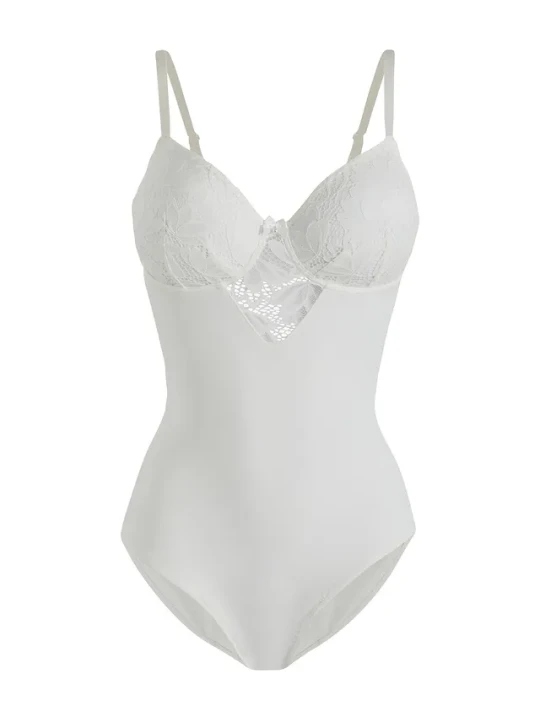 Zdjęcie produktu Body, średni stopień modelowania sylwetki BonPrix biały