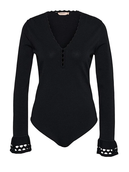 Zdjęcie produktu Body TWINSET czarny melanż