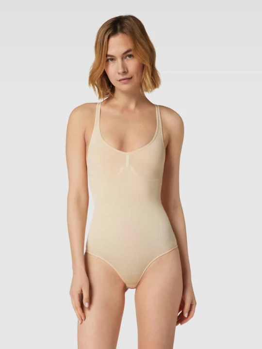 Zdjęcie produktu Body z dekoltem w łódkę model ‘SLIM BODY’ Magic Bodyfashion Écru