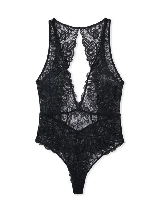 Zdjęcie produktu Body z koronki dos nu Etam czarny