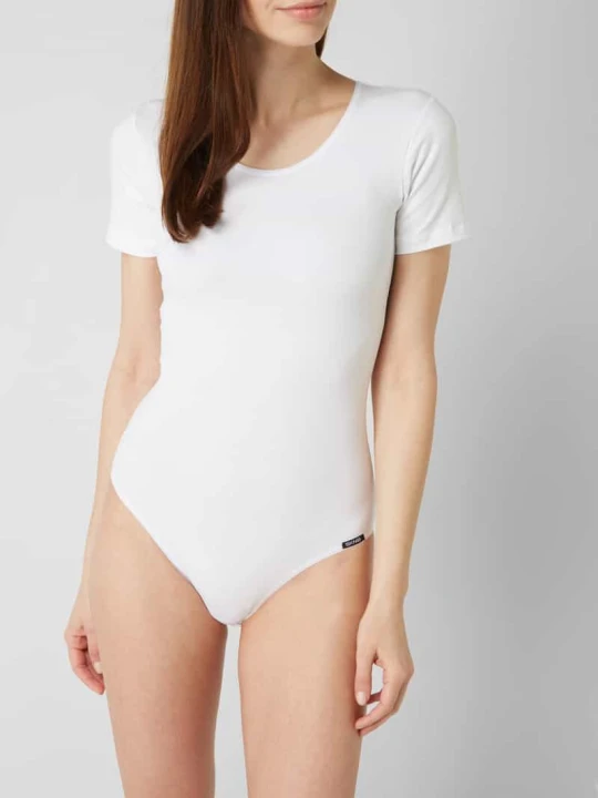 Zdjęcie produktu Body z krótkim rękawem SKINY Biały