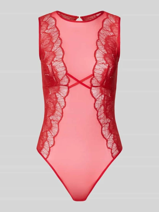 Zdjęcie produktu Body ze stringami o finezyjnym kroju Triumph Czerwony