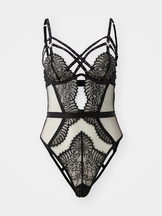 Zdjęcie produktu Body ze stringami "ouvert" Ann Summers czarny
