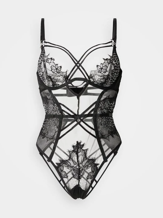 Zdjęcie produktu Body ze stringami "ouvert" Ann Summers czarny