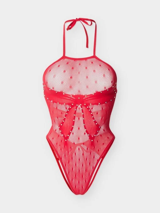 Zdjęcie produktu Body ze stringami "ouvert" Ann Summers czerwony