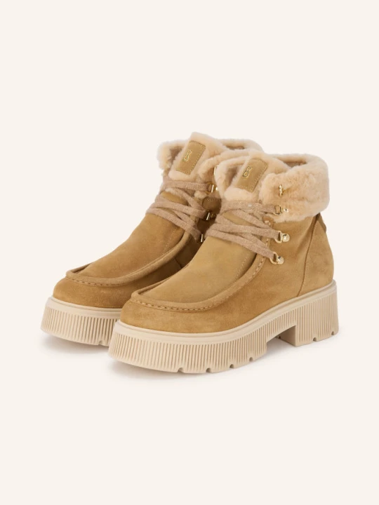 Zdjęcie produktu Bogner Botki Sznurowane Turin 10 B beige