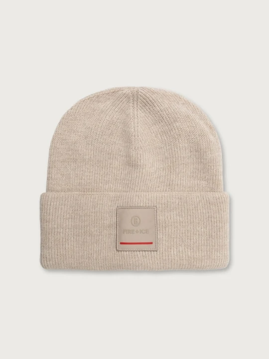 Zdjęcie produktu BOGNER Fire+Ice czapka beanie męska z dodatkiem wełny TAREK Bogner Fire + Ice beżowy