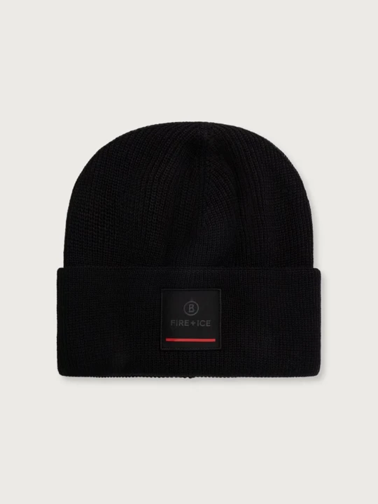 Zdjęcie produktu BOGNER Fire+Ice czapka beanie męska z dodatkiem wełny TAREK Bogner Fire + Ice czarny