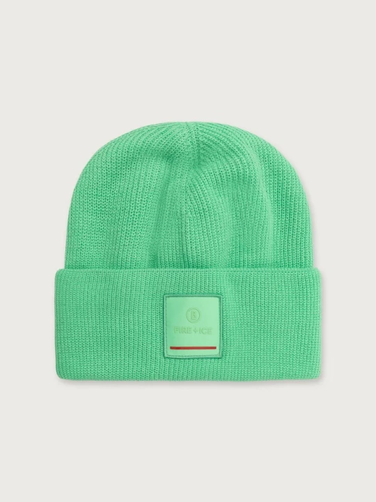 Zdjęcie produktu BOGNER Fire+Ice czapka beanie męska z dodatkiem wełny TAREK Bogner Fire + Ice zielony