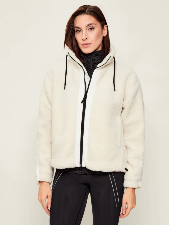 Zdjęcie produktu Bogner Fire + Ice Polarowa kurtka NINETTA2 | Regular Fit | z dodatkiem wełny ecru