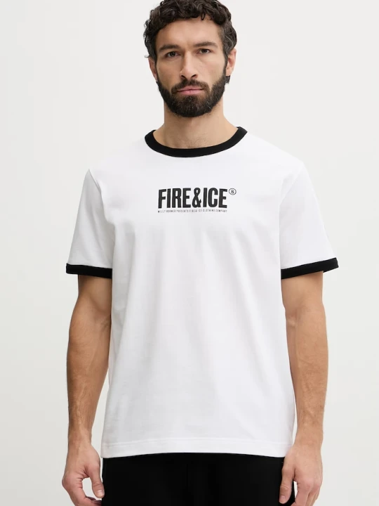 Zdjęcie produktu BOGNER Fire+Ice t-shirt męski bawełniany PUYA Bogner Fire + Ice biały