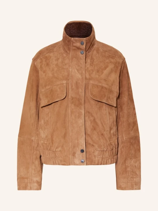 Zdjęcie produktu Bogner Kurtka Z Zamszu Anouk beige KONIAKOWY