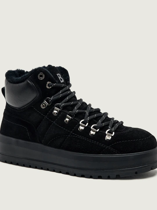 Zdjęcie produktu Bogner Ocieplane sneakersy Antwerp M 16 | zamsz | shearling czarny