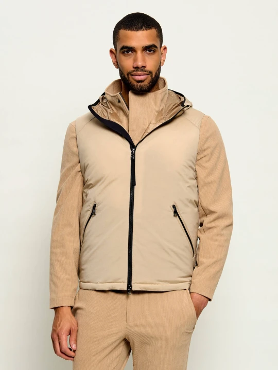 Zdjęcie produktu Bogner Puchowy bezrękawnik Clion-D | Loose fit beżowy