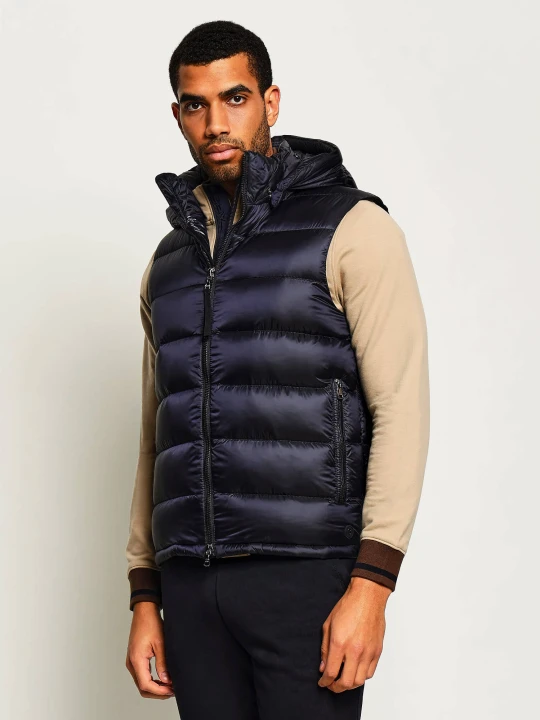 Zdjęcie produktu Bogner Puchowy bezrękawnik Holger-D3 | Slim Fit granatowy